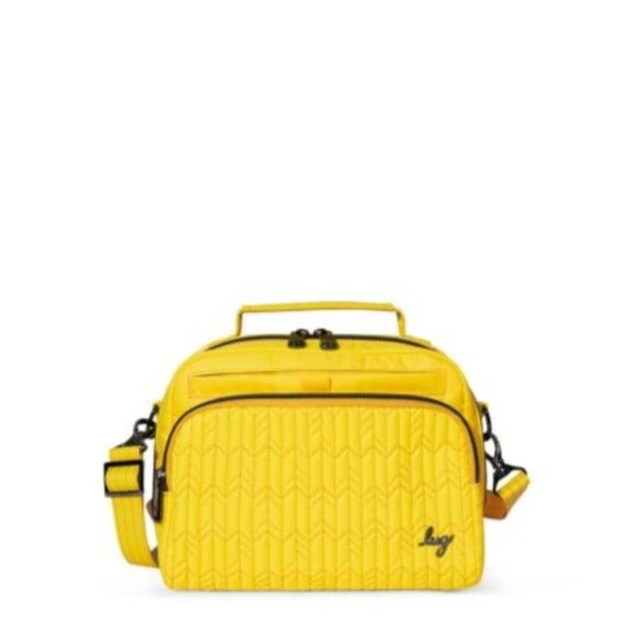 Lug Handbags - Lug Ranger Mini Crossbody Bag - Stylish Yellow Fabric Travel Pouch for Women, Es
